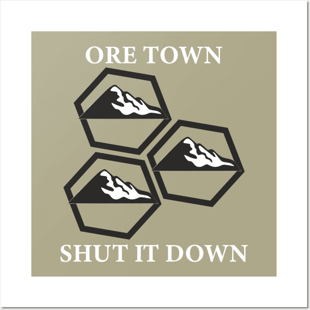 Ore Town Wall Art by Glimpse of Gold